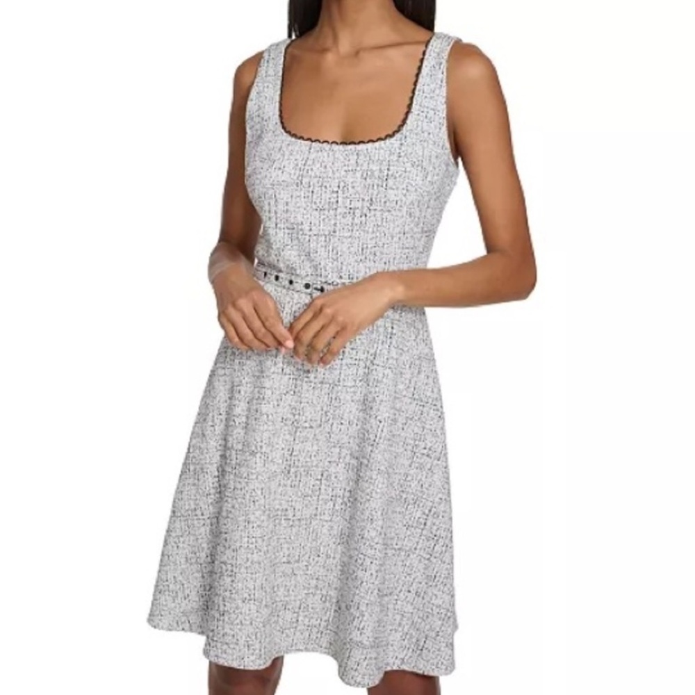 NWT Karl Lagerfeld Paris Black and White Dress - Sleeveless - Size 2